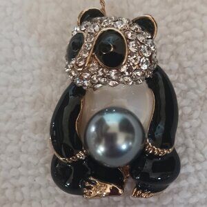 Adorable little Panda Bear Brooch